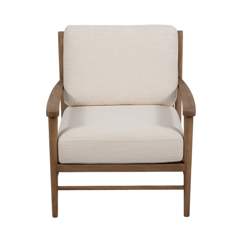 34" Exuma Accent Chair, Ivory - Al Rugaib Furniture