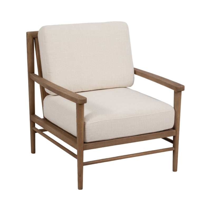 34" Exuma Accent Chair, Ivory - Al Rugaib Furniture