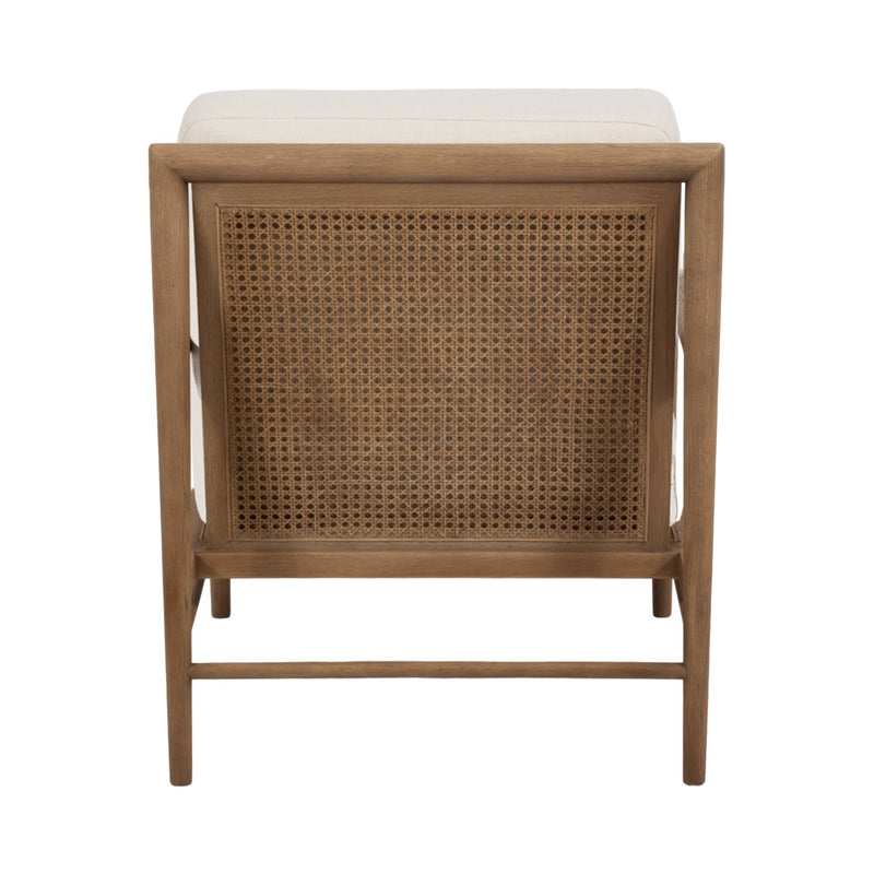 34" Exuma Accent Chair, Ivory - Al Rugaib Furniture