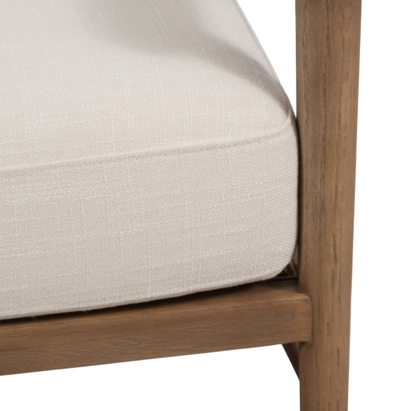 34" Exuma Accent Chair, Ivory - Al Rugaib Furniture