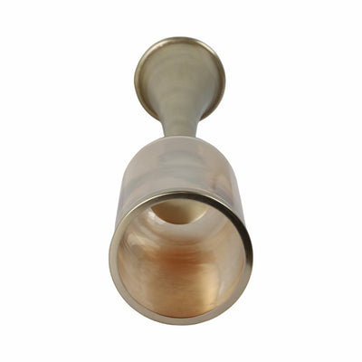 34" Illum Small Gold Glass Candle Hurricane - Al Rugaib Furniture