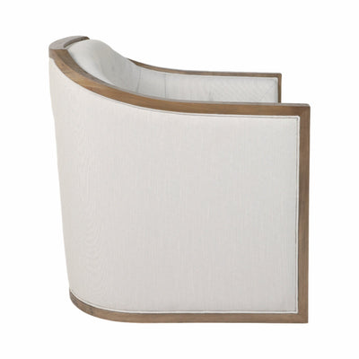 34" Mercier Accent Chair, Gray - Al Rugaib Furniture