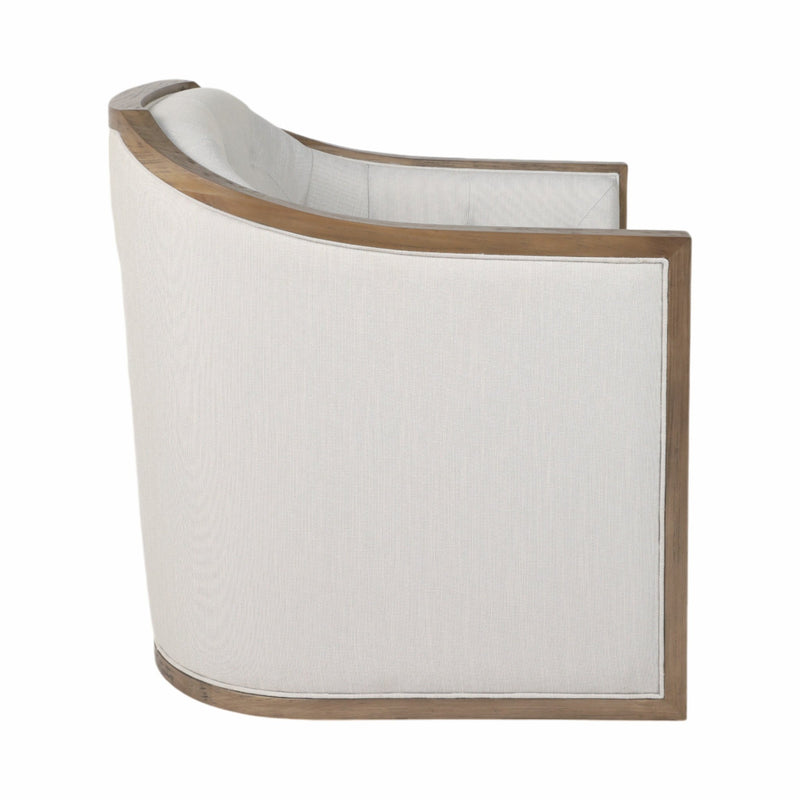 34" Mercier Accent Chair, Gray - Al Rugaib Furniture