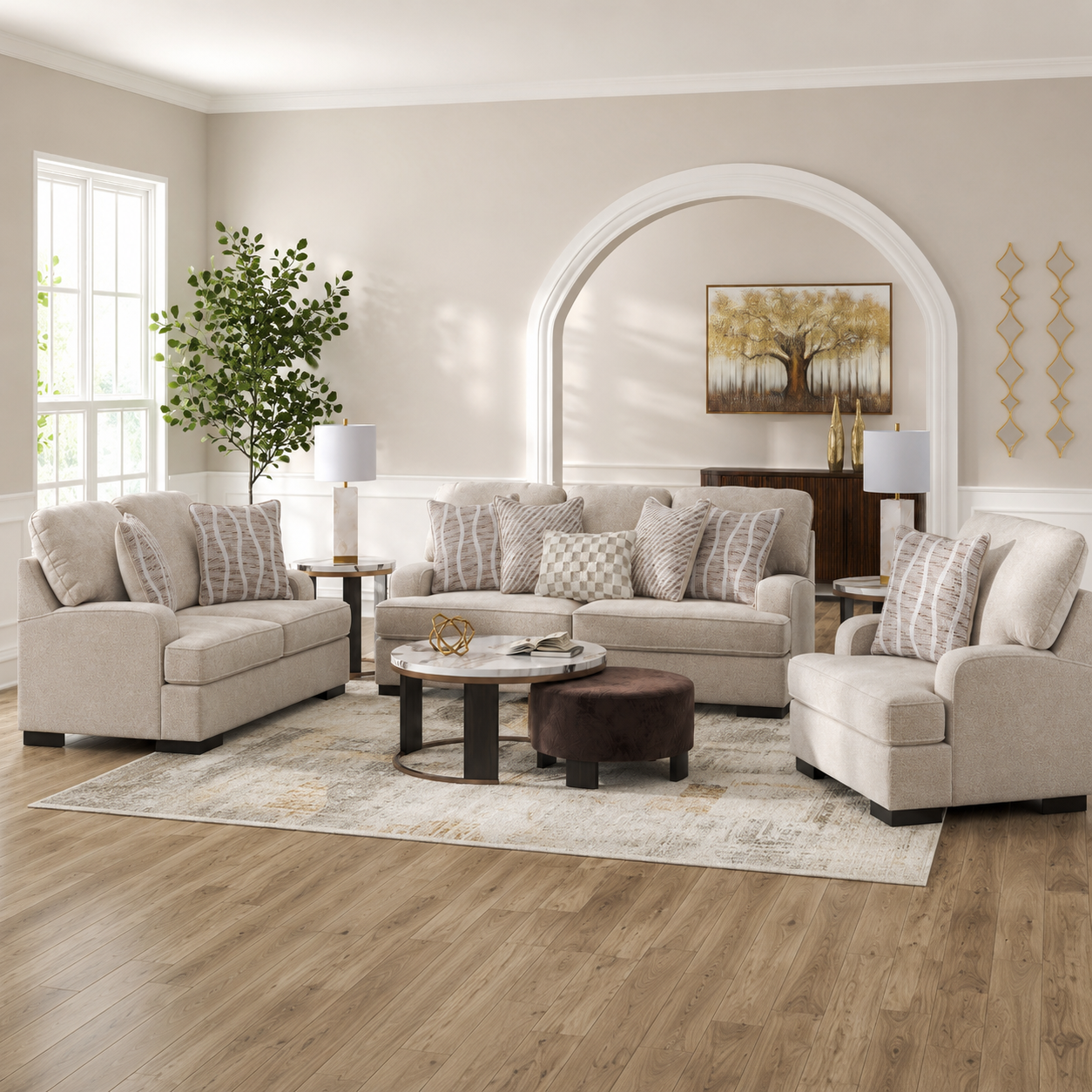 High Profile Sofa Set