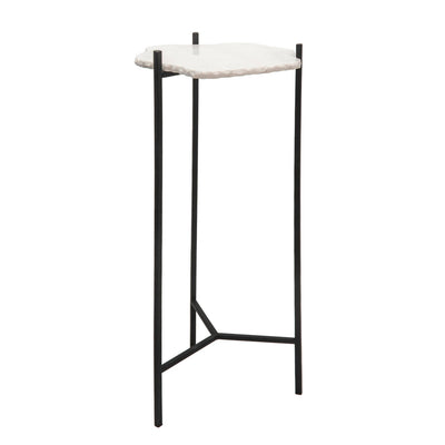 34"H PEDESTAL TABLE, BLACK - Al Rugaib Furniture