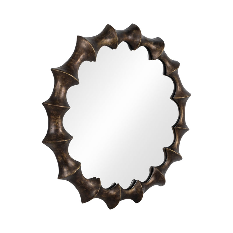 35" Operose Mirror , Bronze - Al Rugaib Furniture
