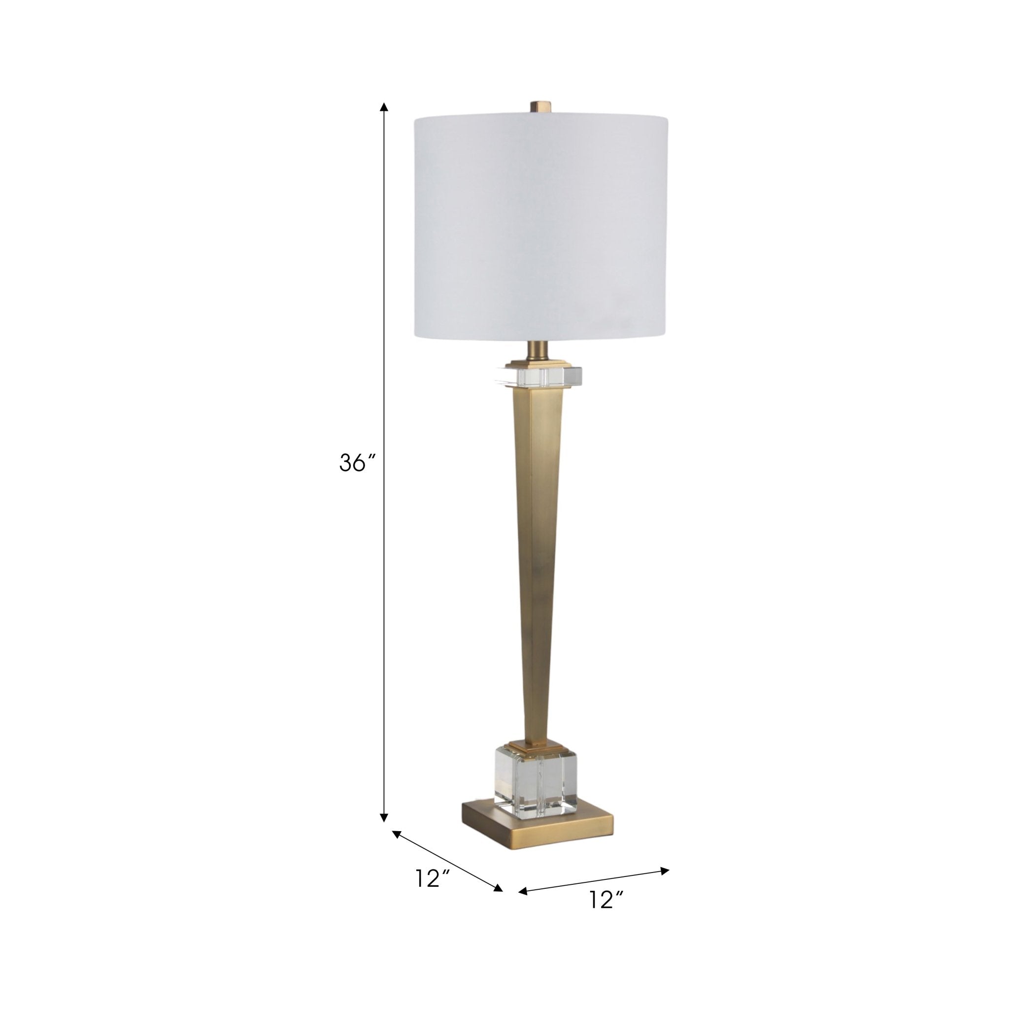 35" Prato Gold Table Lamp Table Decors| Sagebrook Home