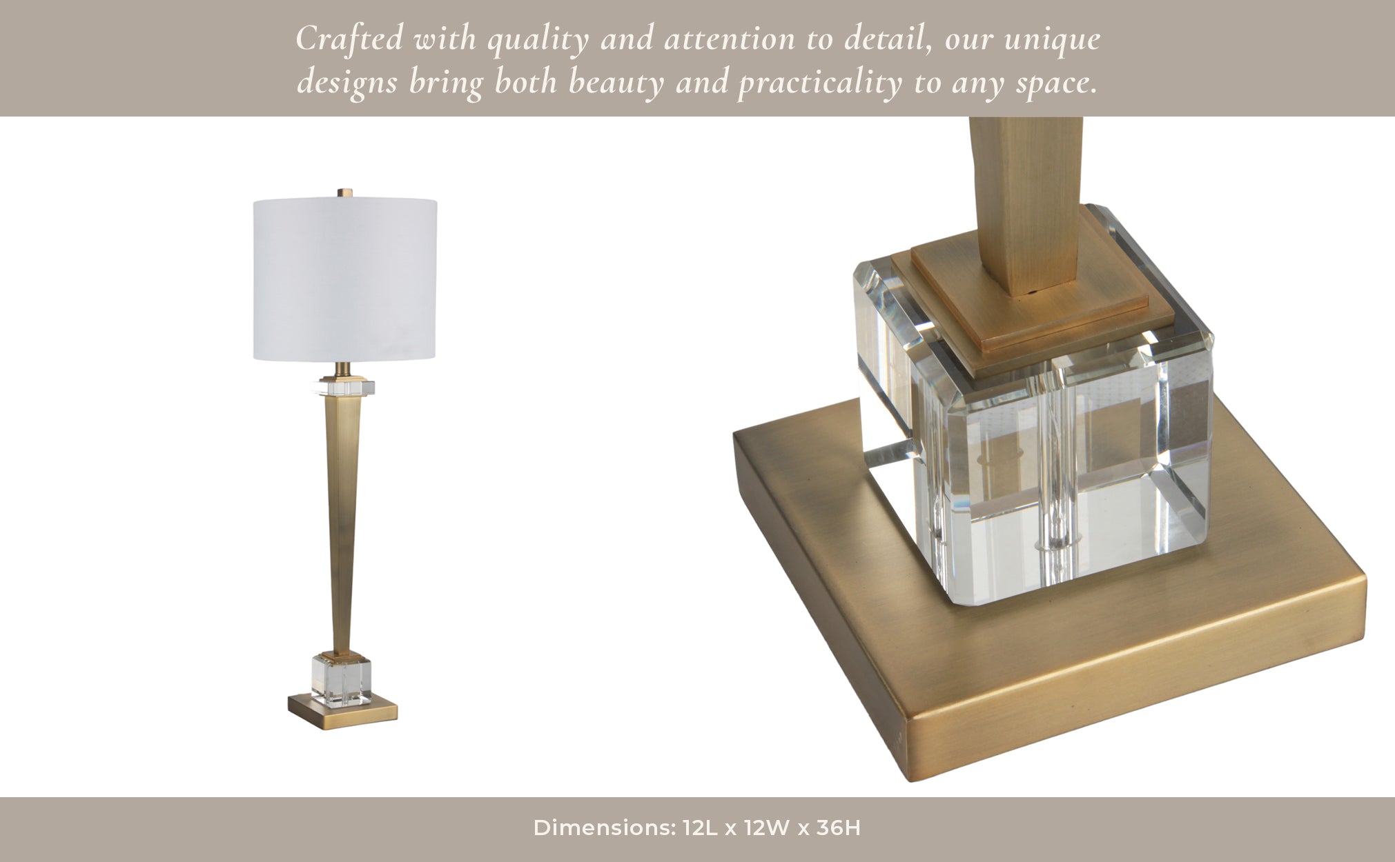 35" Prato Gold Table Lamp Table Decors| Sagebrook Home