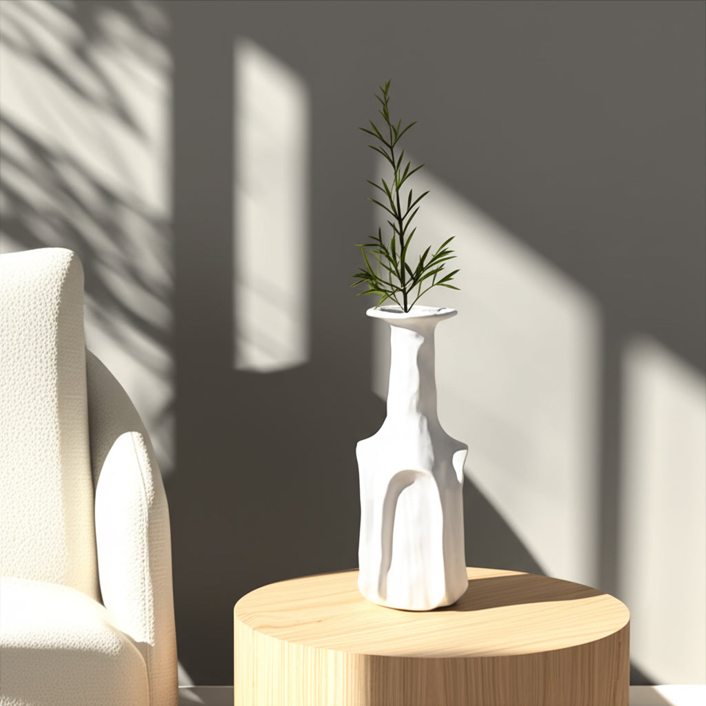 مزهرية فريدونيا البيضاء Fredonia White Vase