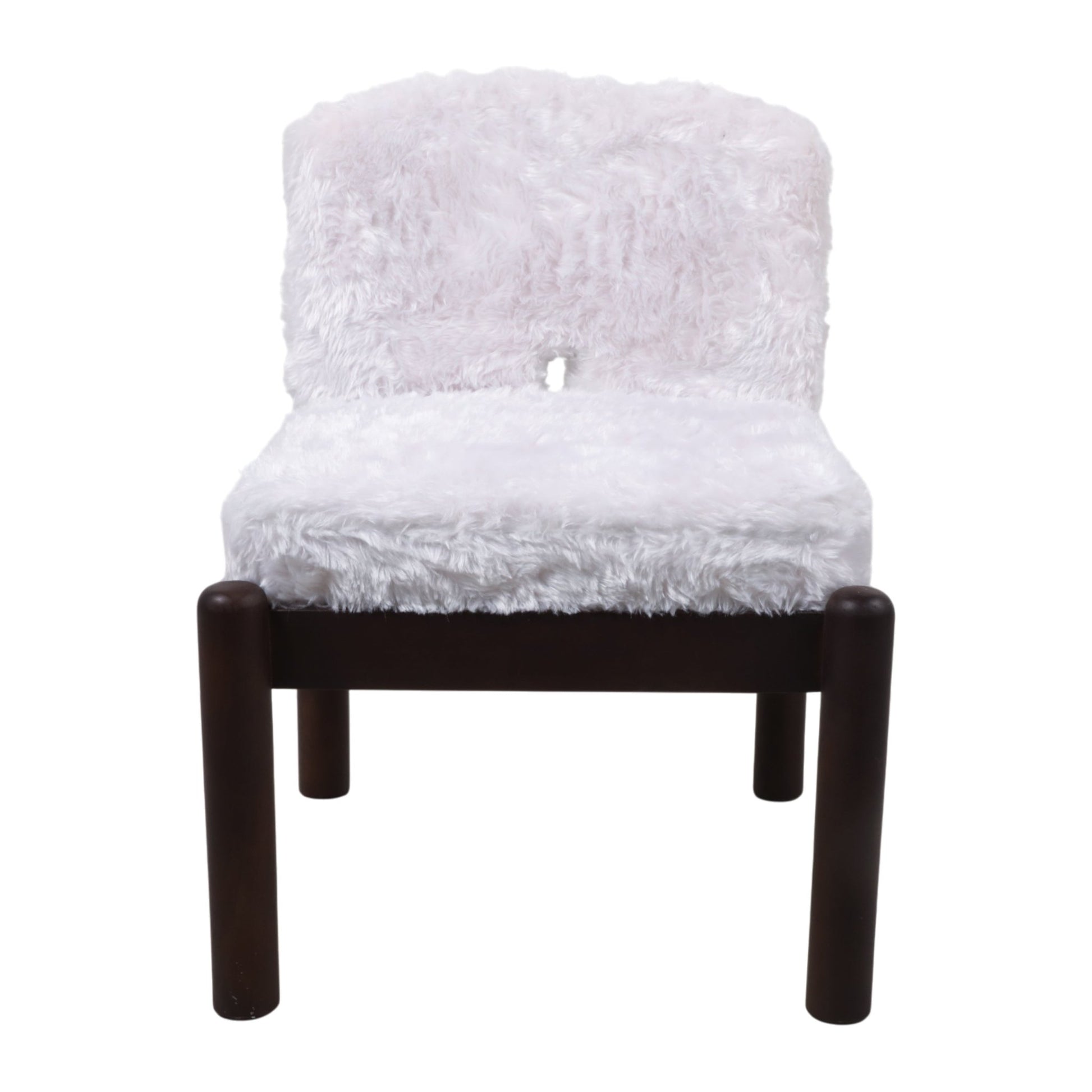 35x29" Faux Fur Accent Chair, White Chairs| Sagebrook Home