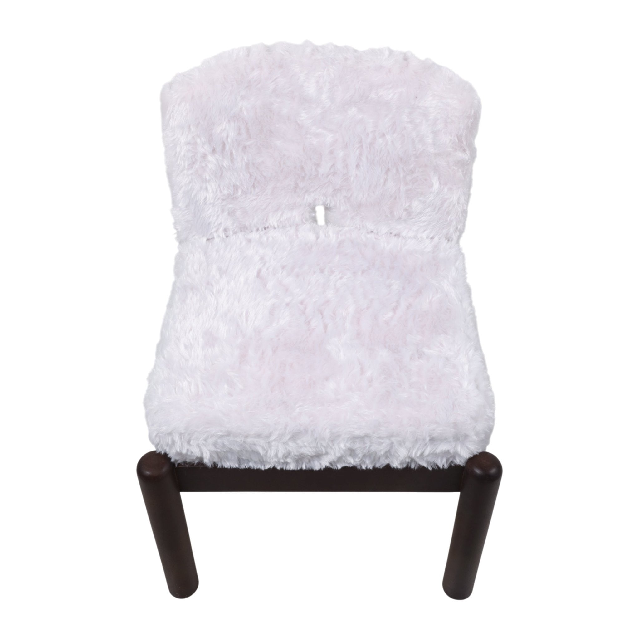 35x29" Faux Fur Accent Chair, White Chairs| Sagebrook Home