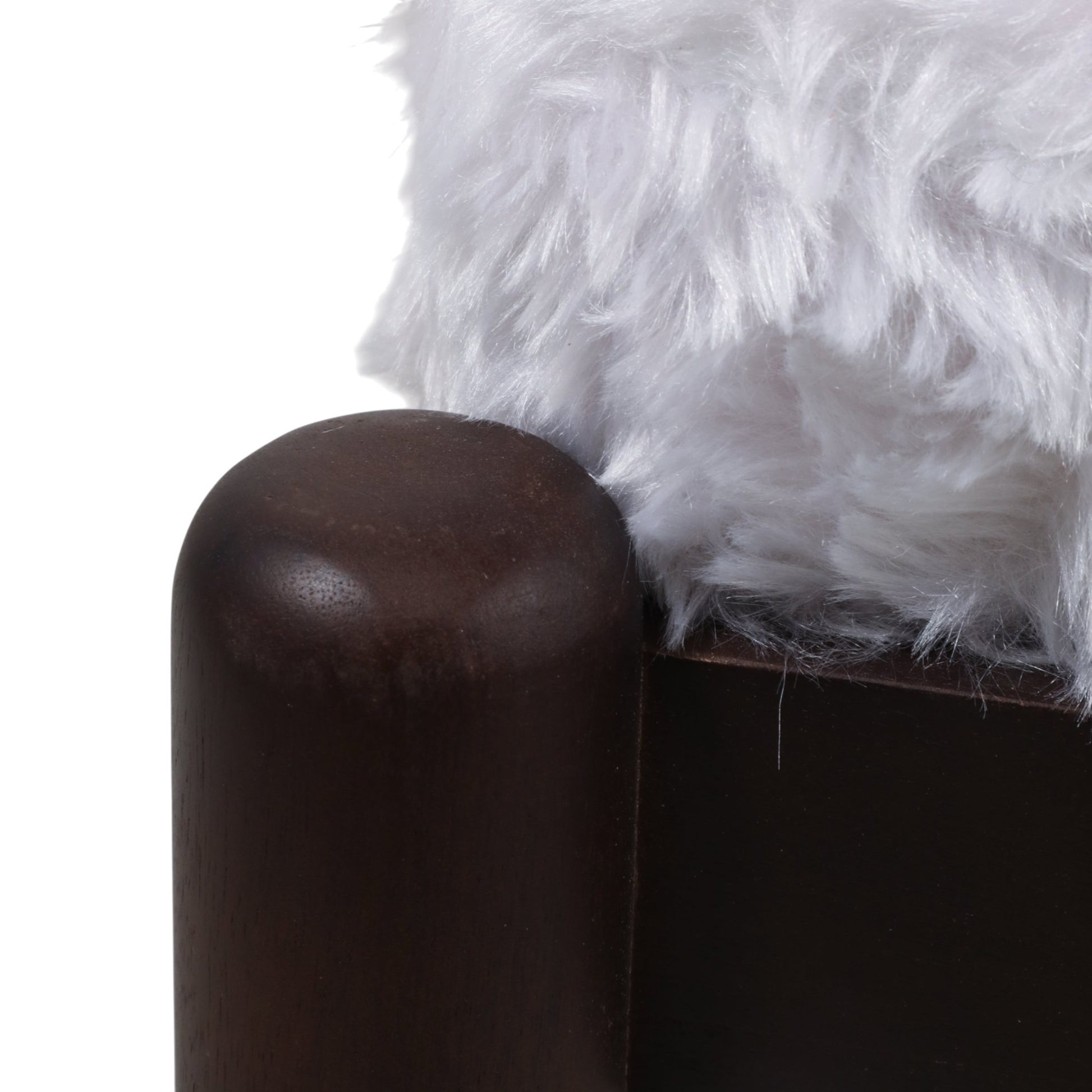 35x29" Faux Fur Accent Chair, White Chairs| Sagebrook Home