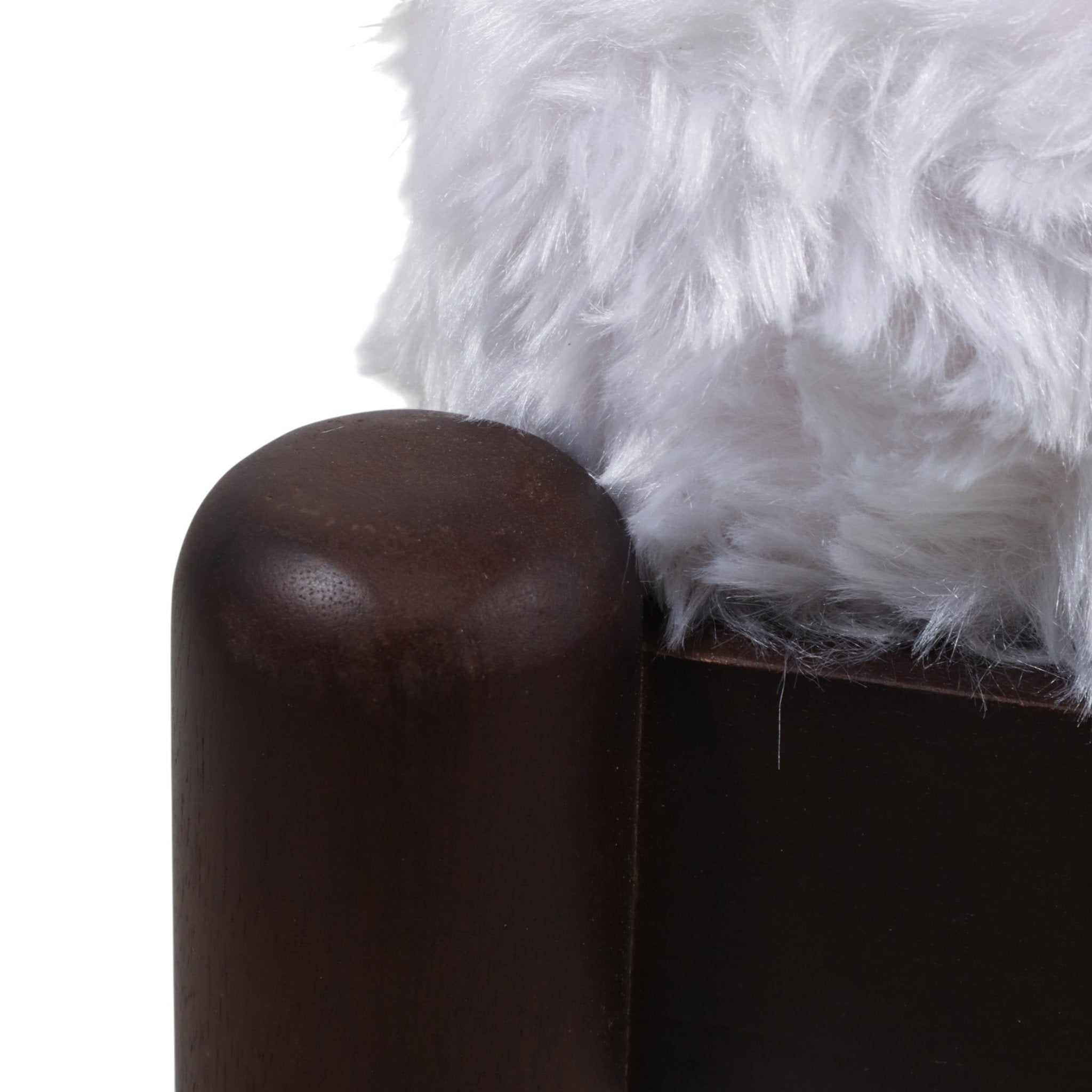 35x29" Faux Fur Accent Chair, White Chairs| Sagebrook Home