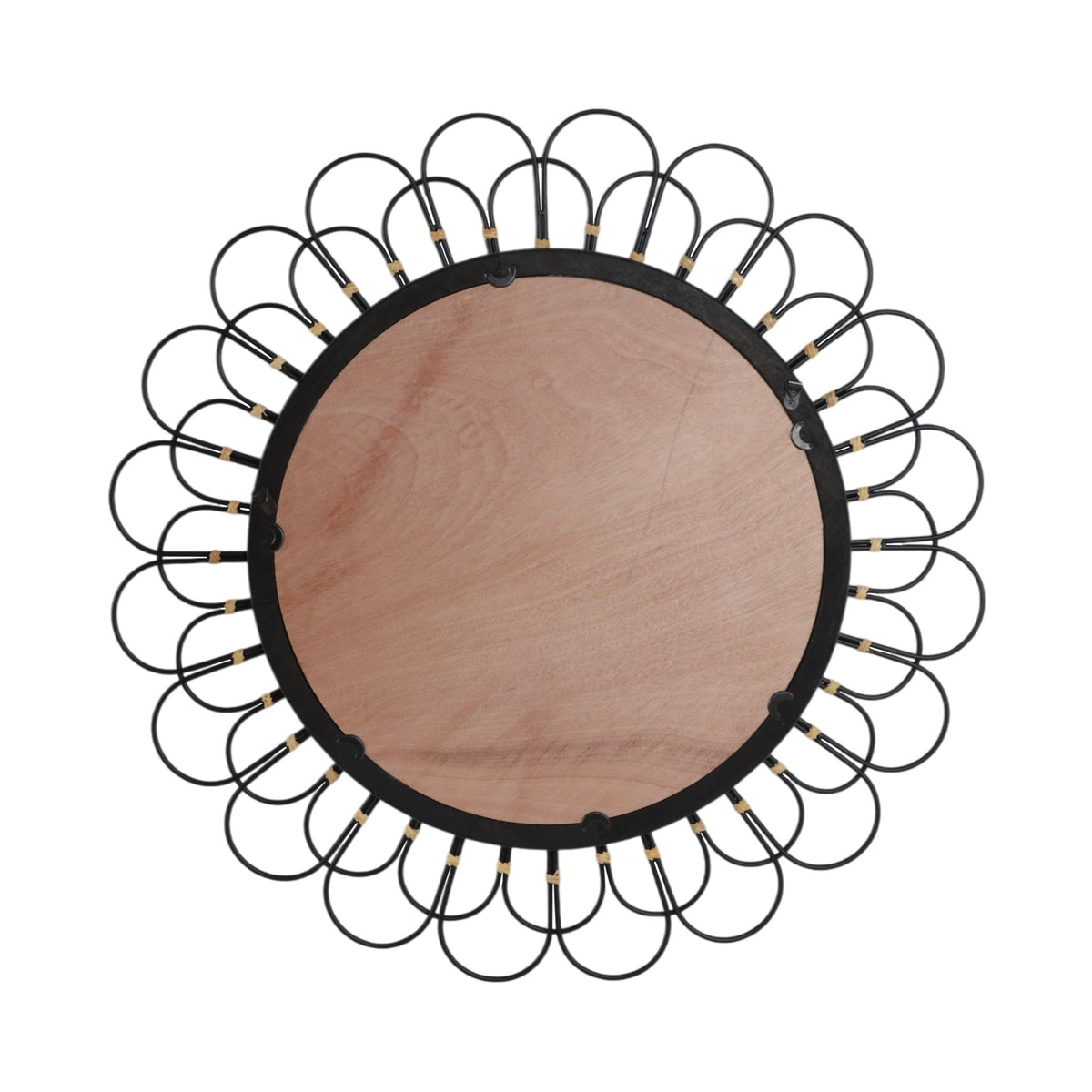 36" DAISY WALL MIRROR, BLACK Mirrors| Sagebrook Home