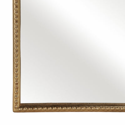 36" Fleur Applique Arch Mirror, Gold Wb - Al Rugaib Furniture