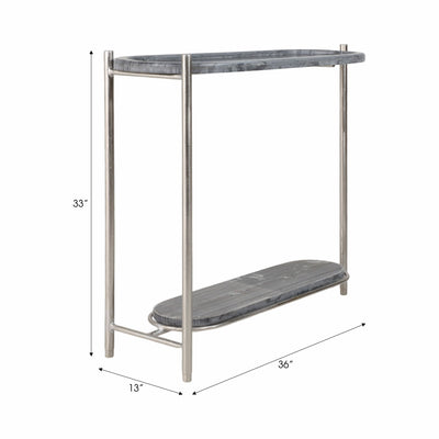 36" Francois Marble Console Table - Al Rugaib Furniture