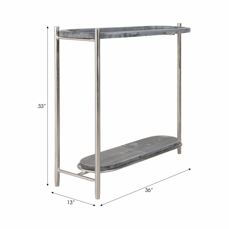 36" Francois Marble Console Table - Al Rugaib Furniture