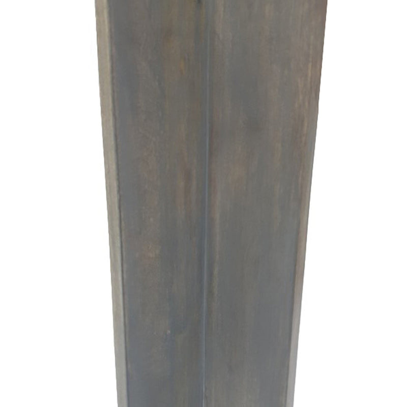 36" Idabel Small Wood Candle Holder - Al Rugaib Furniture