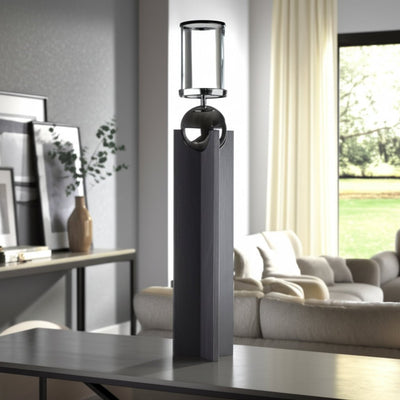 36" Idabel Small Wood Candle Holder - Al Rugaib Furniture