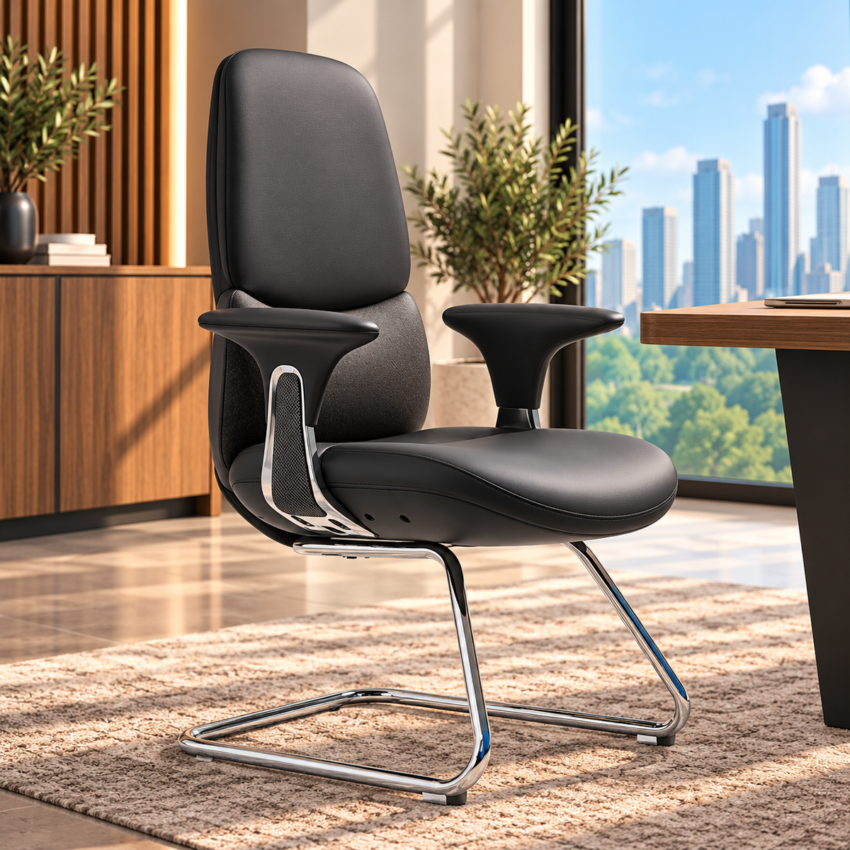 Leather Visitor Chair