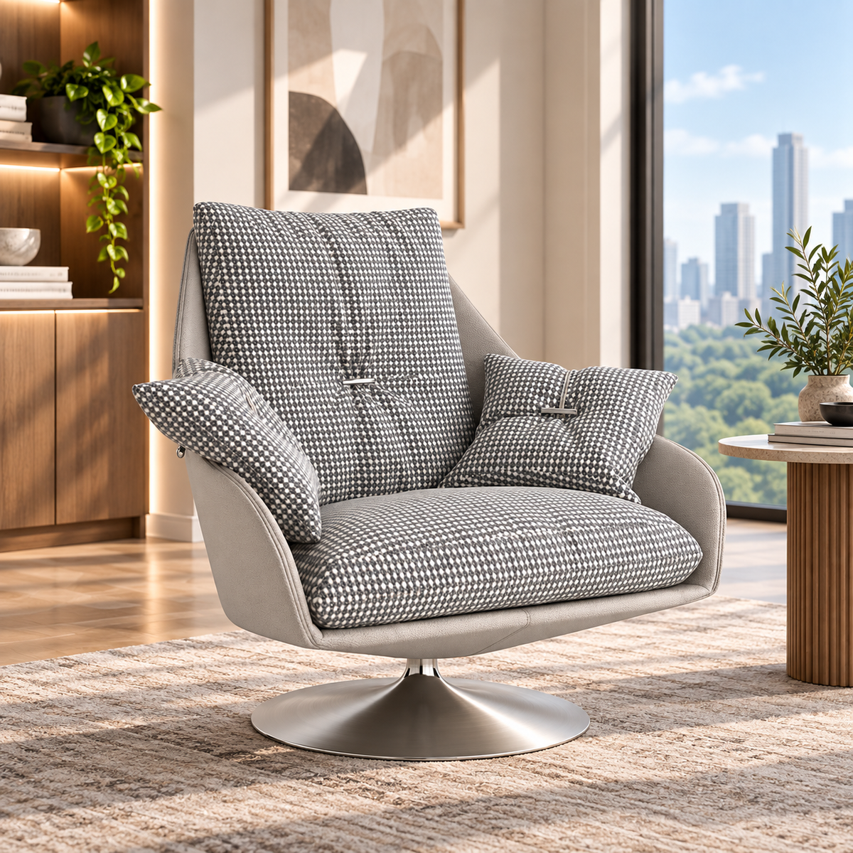 Moroso Grey Lounge Chair