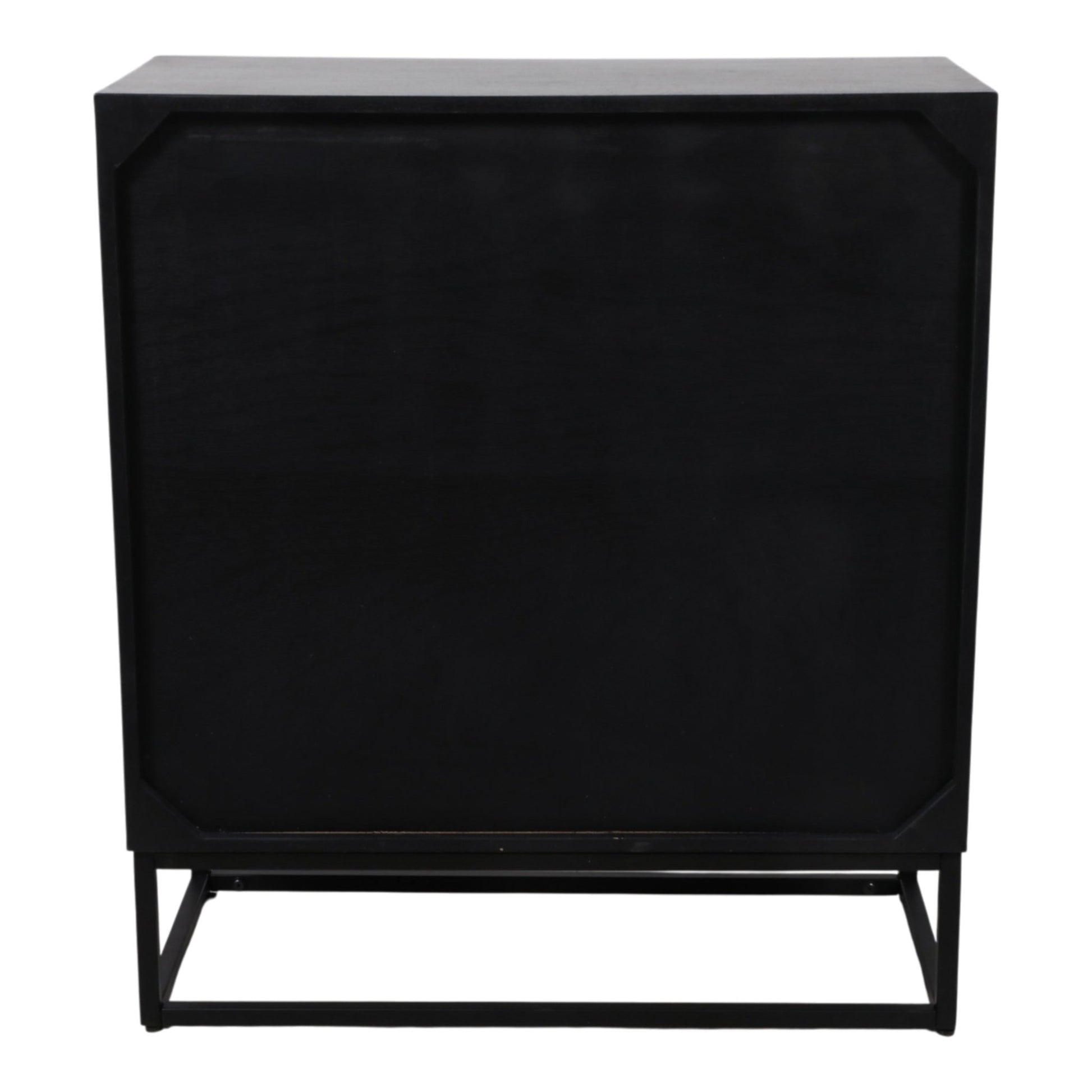 36x32" Sunburst 2-door Cabinet, Black Cabinets & Chests| Sagebrook Home