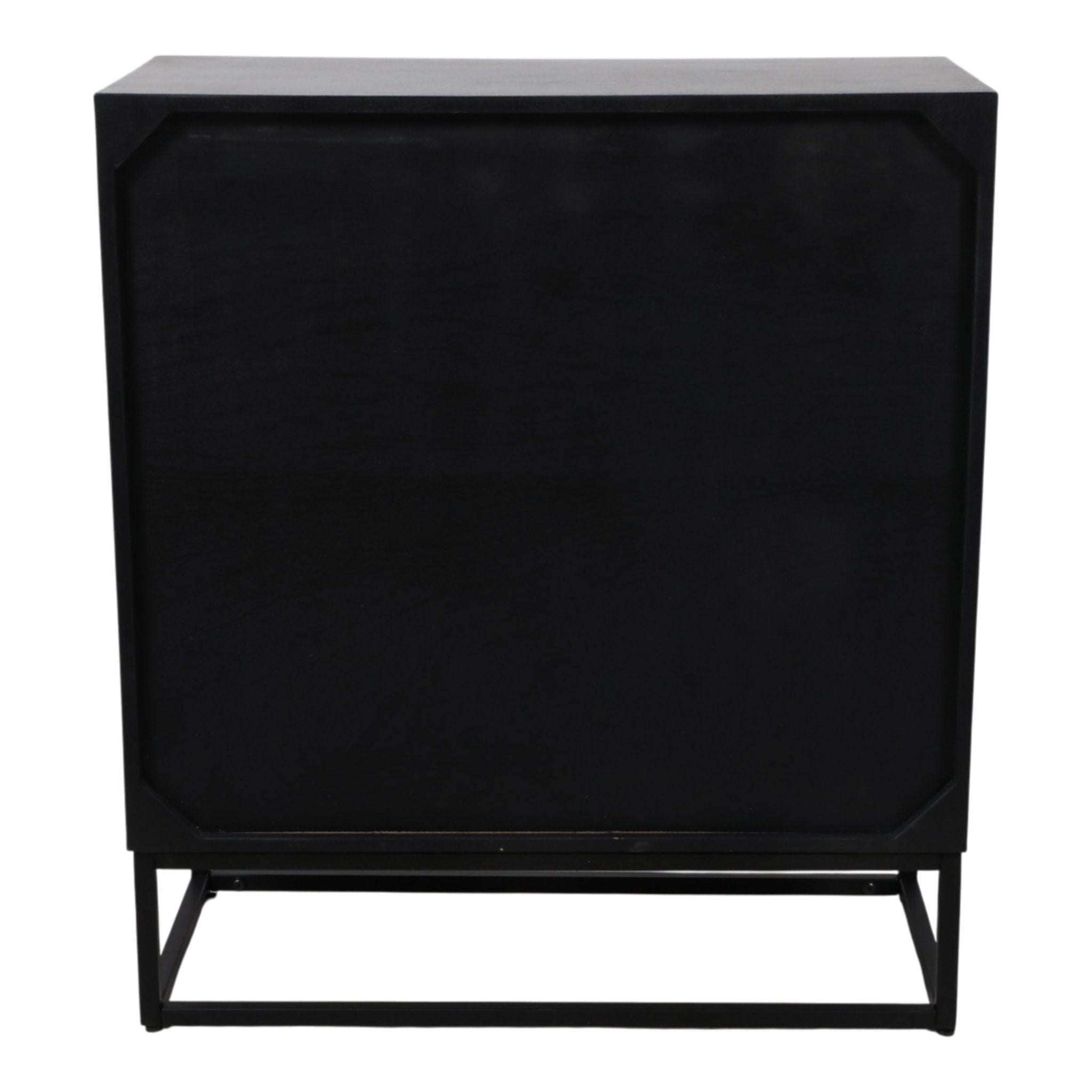 36x32" Sunburst 2-door Cabinet, Black Cabinets & Chests| Sagebrook Home