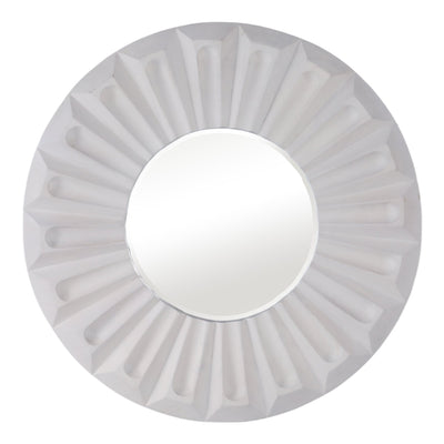 36x36" Holbrook Carved Wood Wall Mirror - Al Rugaib Furniture