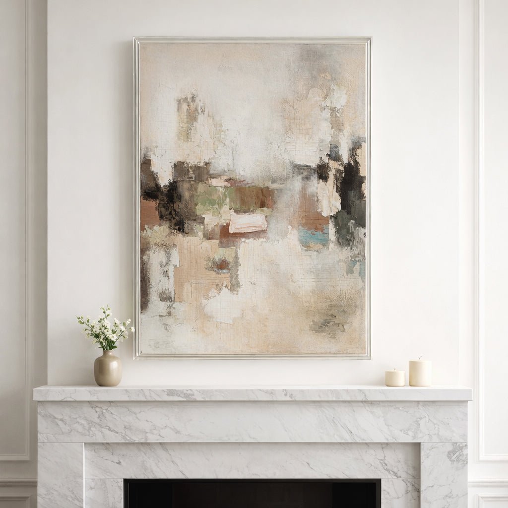 36x48 Polino Acrylic Frame Handpainted Wall Art Wall Art| Sagebrook Home