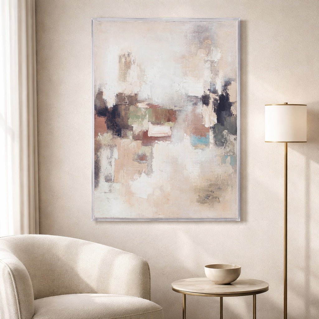 36x48 Polino Acrylic Frame Handpainted Wall Art Wall Art| Sagebrook Home