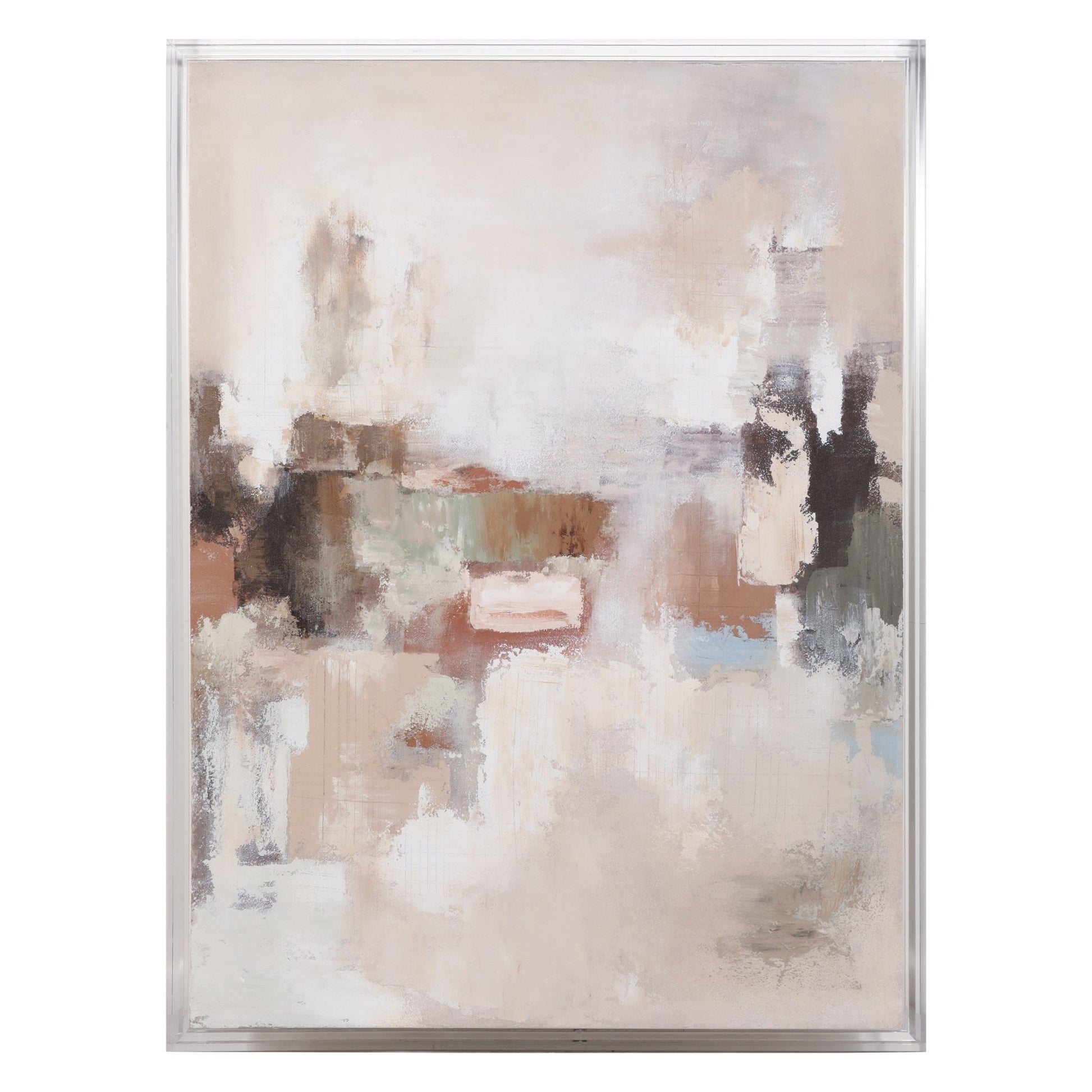 36x48 Polino Acrylic Frame Handpainted Wall Art Wall Art| Sagebrook Home