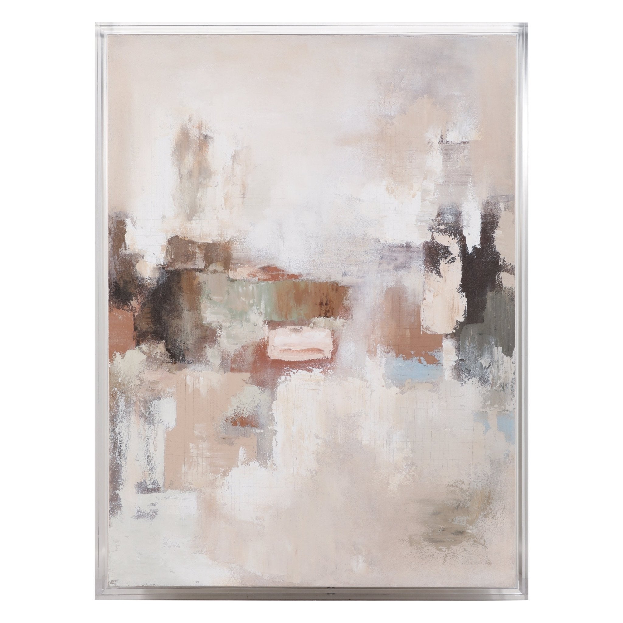 36x48 Polino Acrylic Frame Handpainted Wall Art Wall Art| Sagebrook Home