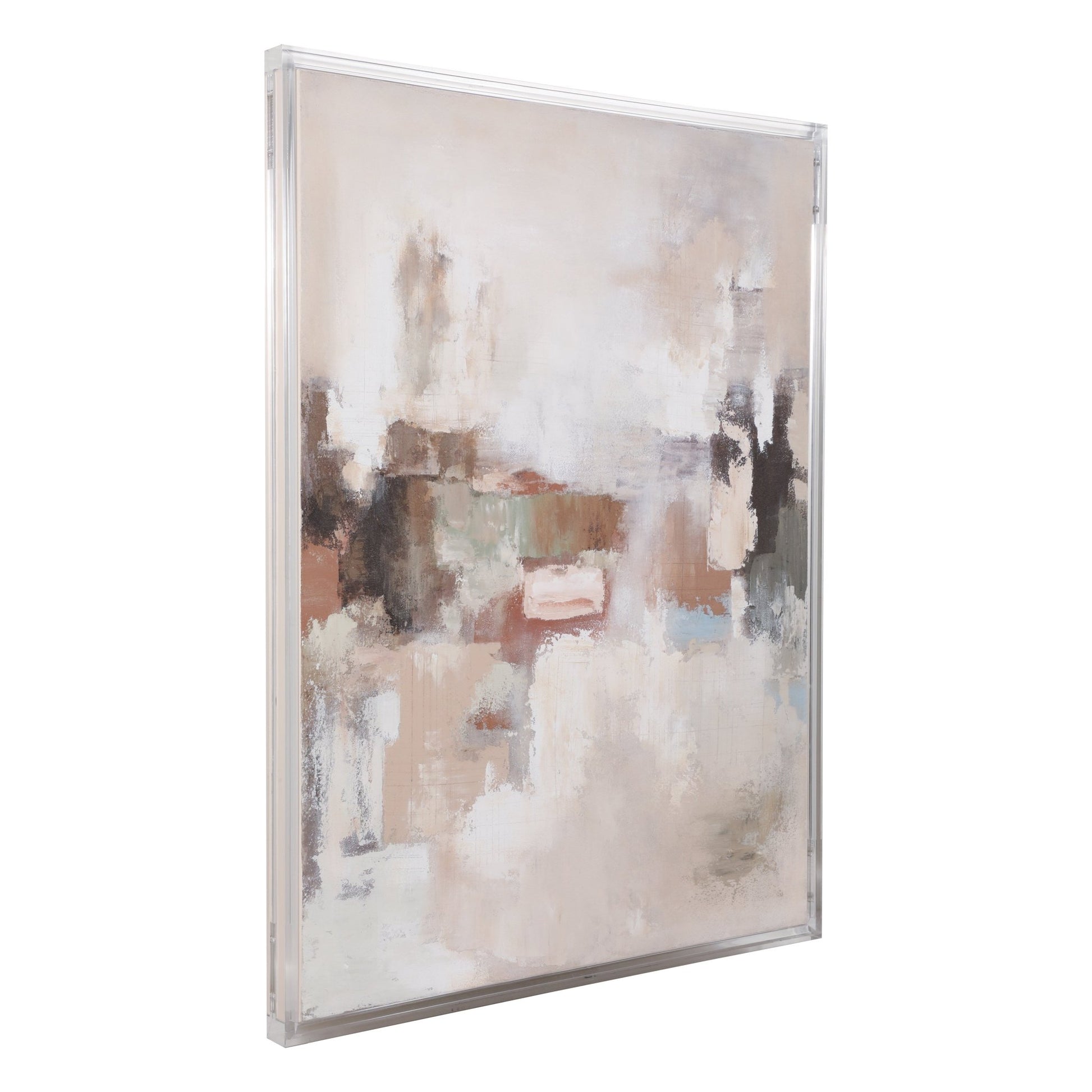 36x48 Polino Acrylic Frame Handpainted Wall Art Wall Art| Sagebrook Home