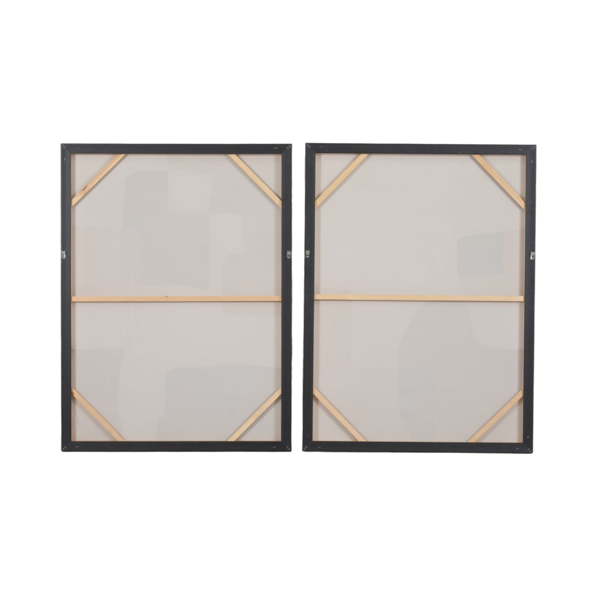 36X48 S/2 FRAMED HANDPAINTED ABSTRACT, MULTI Table Decors| Sagebrook Home