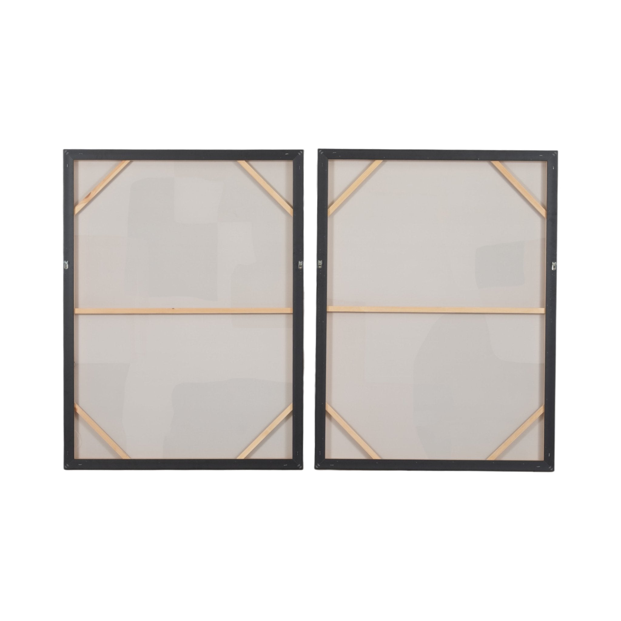 36X48 S/2 FRAMED HANDPAINTED ABSTRACT, MULTI Table Decors| Sagebrook Home