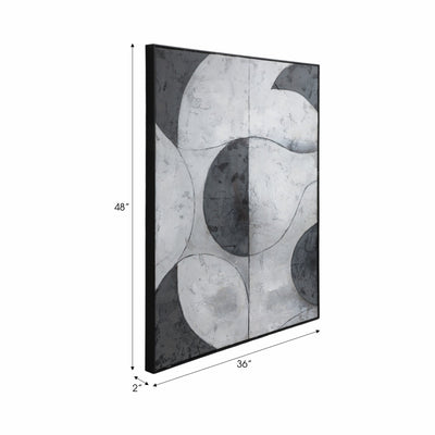 36x48 Samirah Handpainted Wall Art - Al Rugaib Furniture