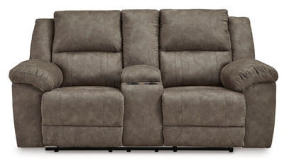 Laresview Reclining Loveseat with Console