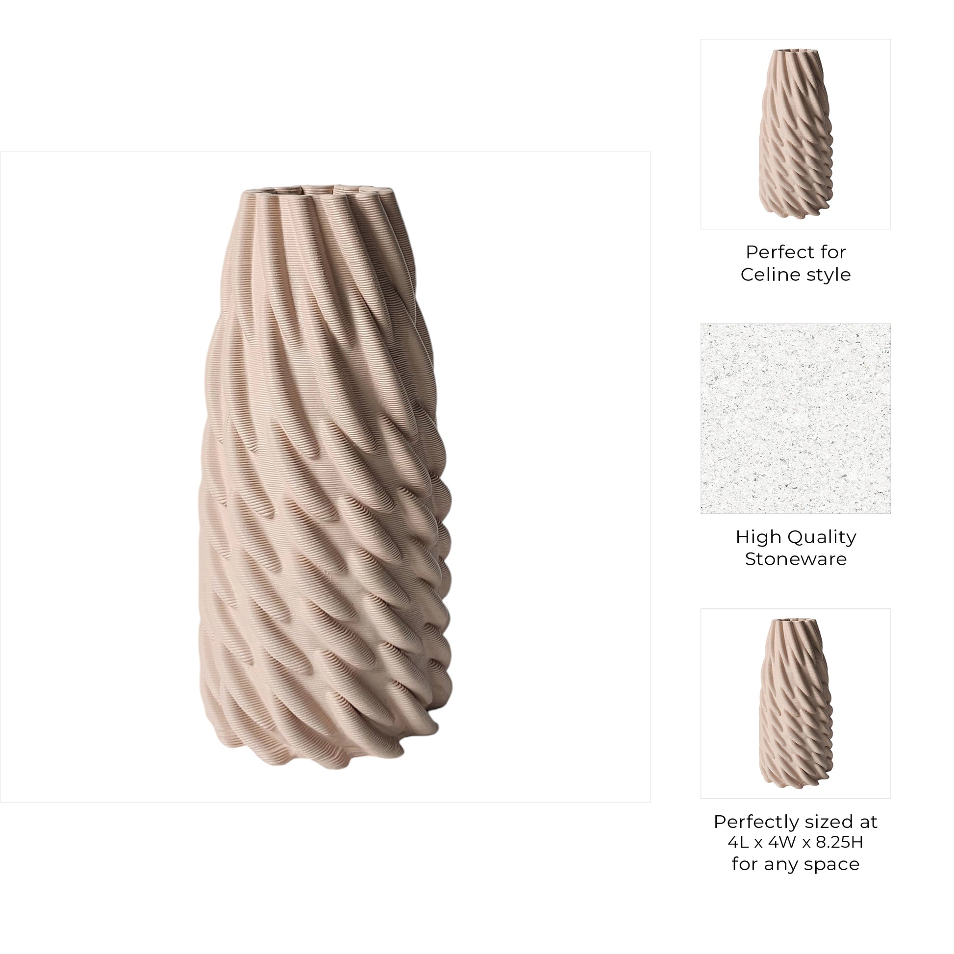 مزهرية هافانت المطبوعة ثلاثية الأبعاد Havant 3d Printed Vase