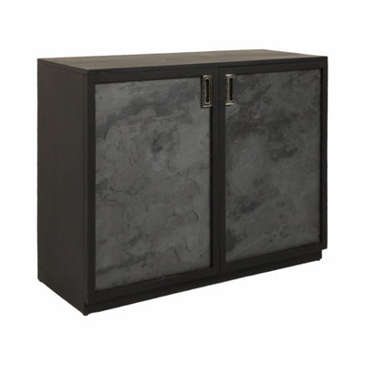 38" Brasvo Slate Chest, Black - Al Rugaib Furniture