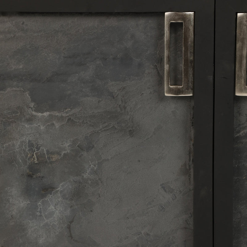 38" Brasvo Slate Chest, Black - Al Rugaib Furniture