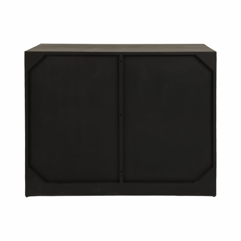 38" Brasvo Slate Chest, Black - Al Rugaib Furniture