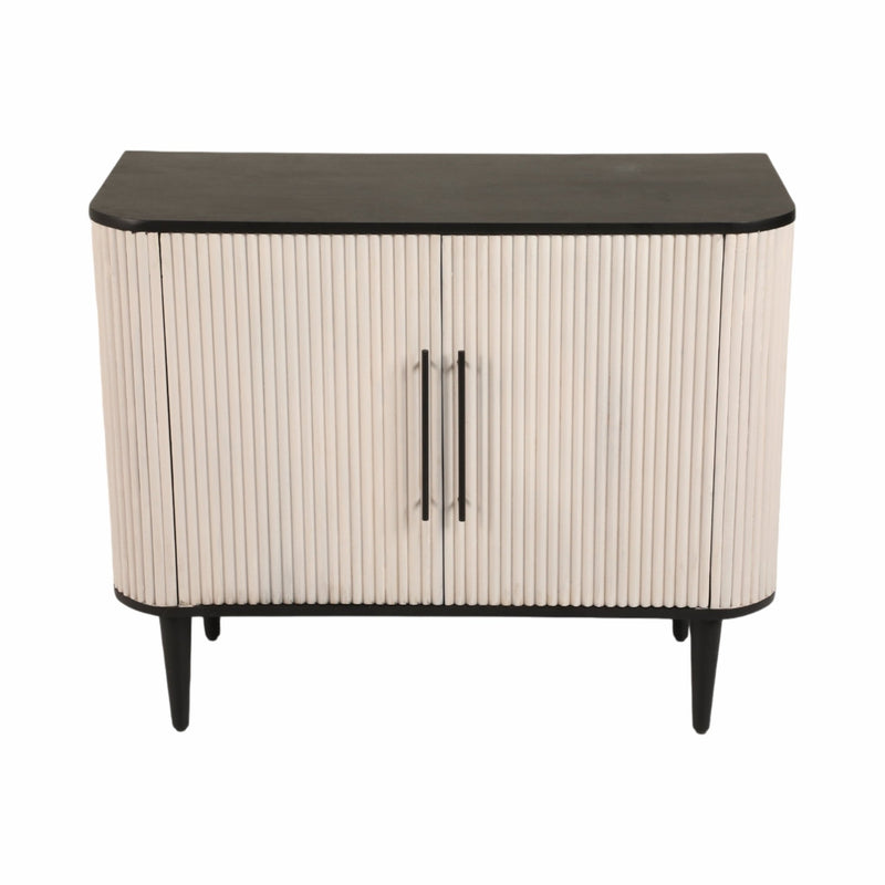 38" LOXLEY GREY WOOD CHEST - Al Rugaib Furniture