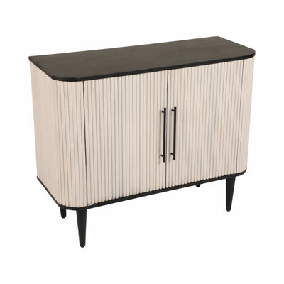 38" LOXLEY GREY WOOD CHEST - Al Rugaib Furniture