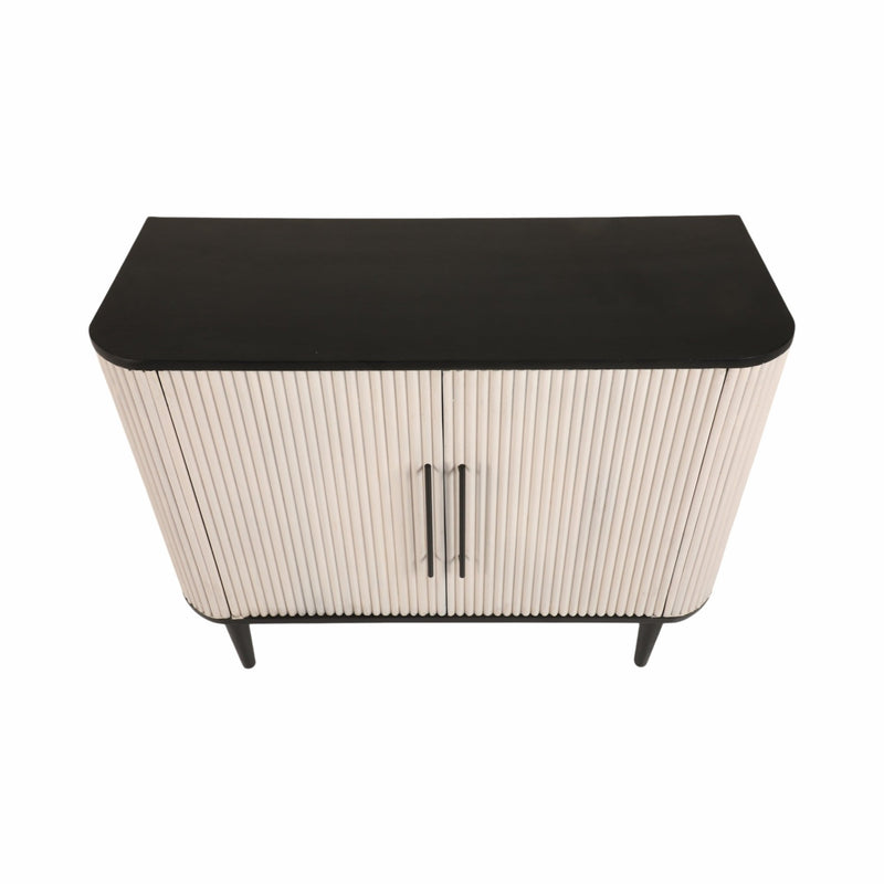 38" LOXLEY GREY WOOD CHEST - Al Rugaib Furniture