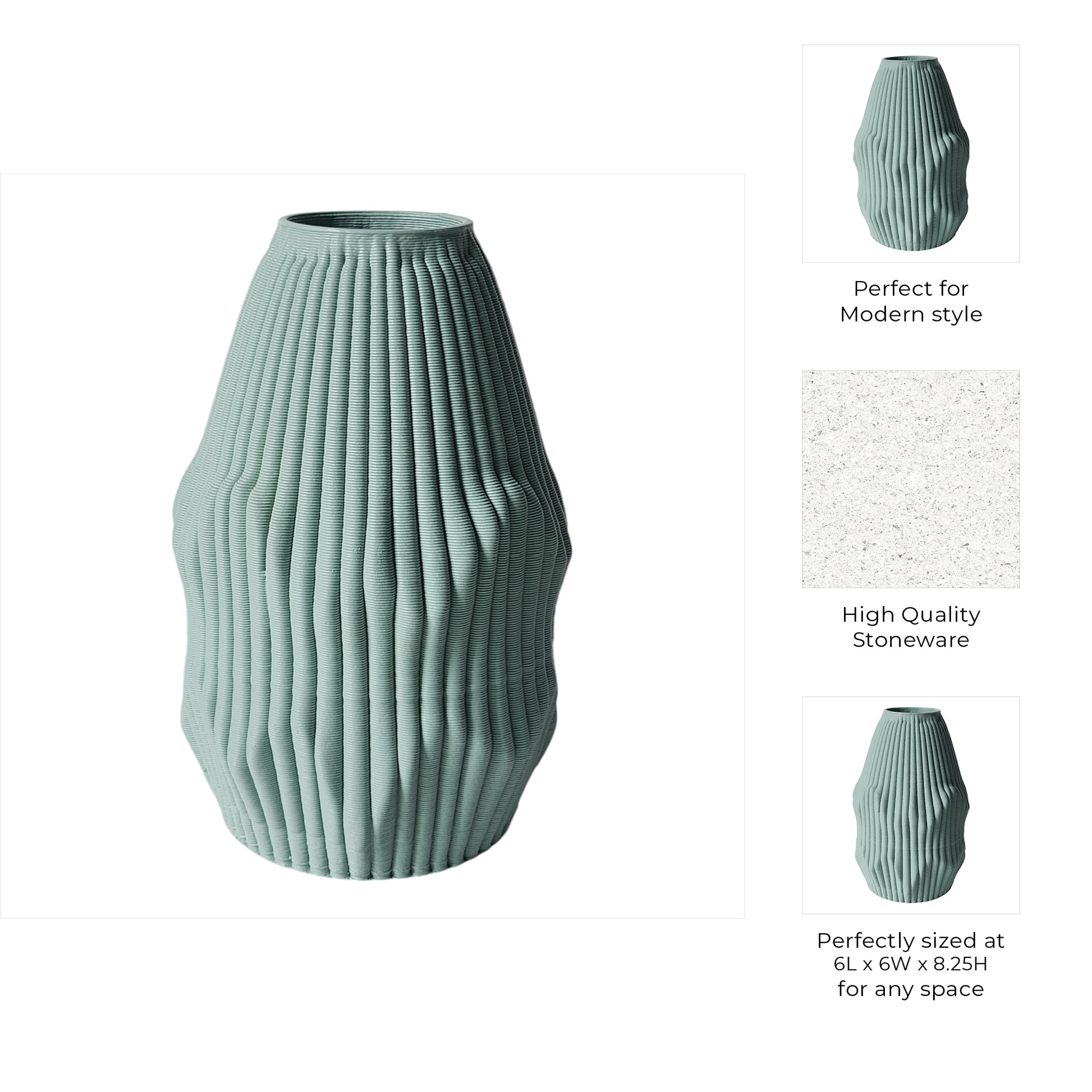 وعاء طباعة ثلاثية الأبعاد تروبيز Tropez 3d Printed Vase