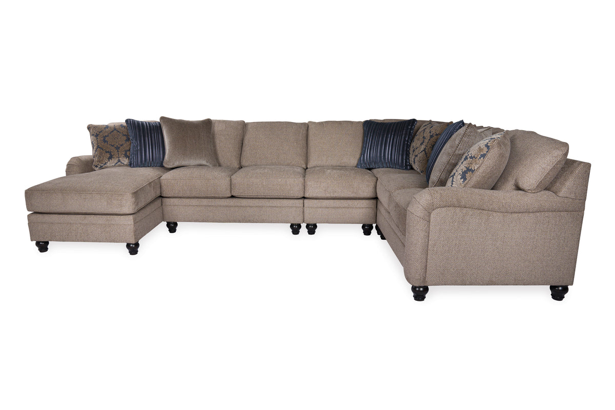 Huntsworth 4-Piece Sectional with Chaise