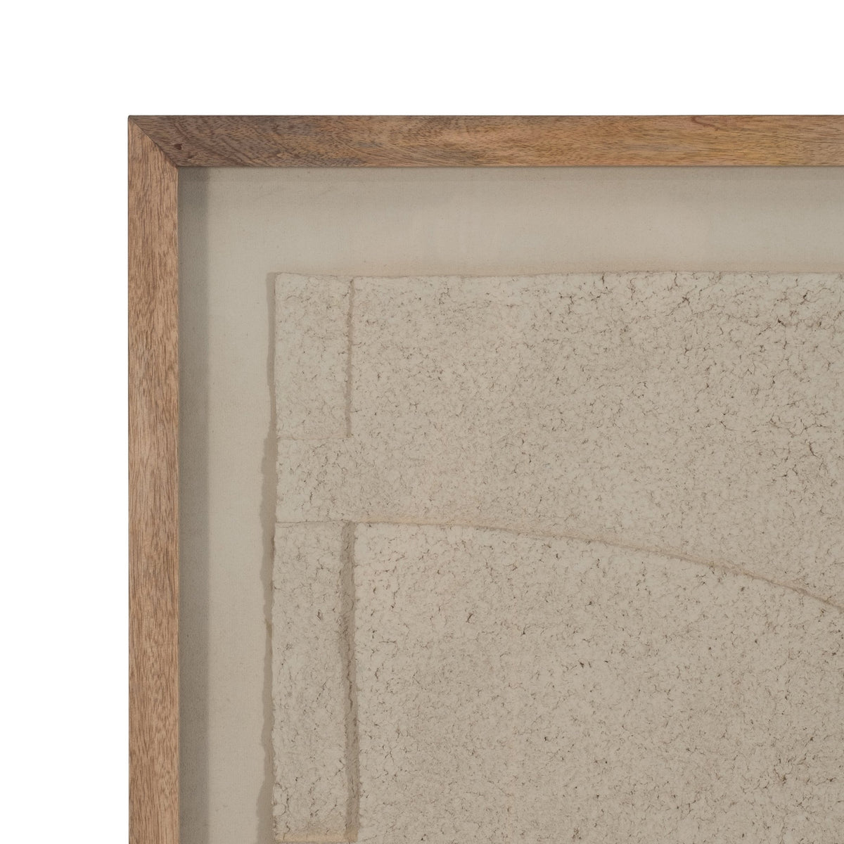 39X50 PAPER MACHE WALL ART FRAMED GLASS, OFF-WHITE Wall Art| Sagebrook Home