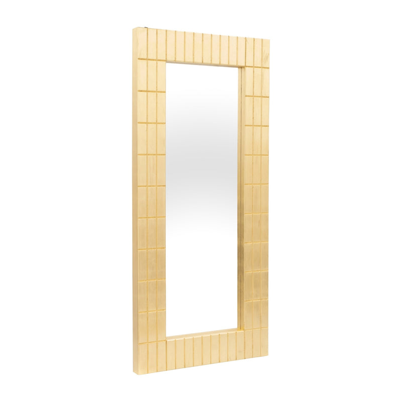 39X87, GOLD BARS RECTANGULAR MIRROR - Al Rugaib Furniture