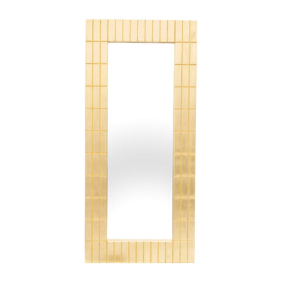 39X87, GOLD BARS RECTANGULAR MIRROR - Al Rugaib Furniture