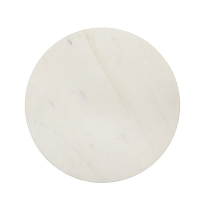 Banswara White Marble Side Table